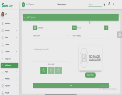 Exepenses management - Laravel Developer