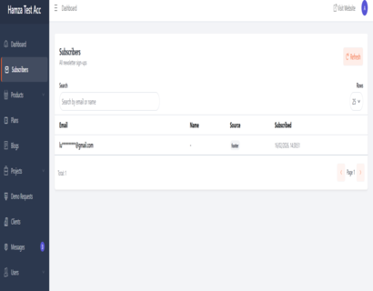Subscription Management